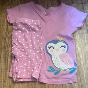Carter's Pajama Set with Owl and Stars (Bin W)​